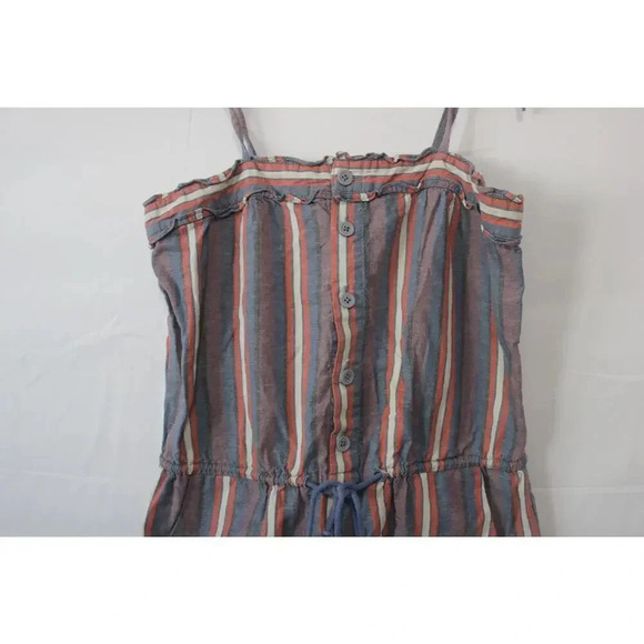 Cooperative by Urban Outfitters M Striped Linen Blend Romper - Picture 2 of 10